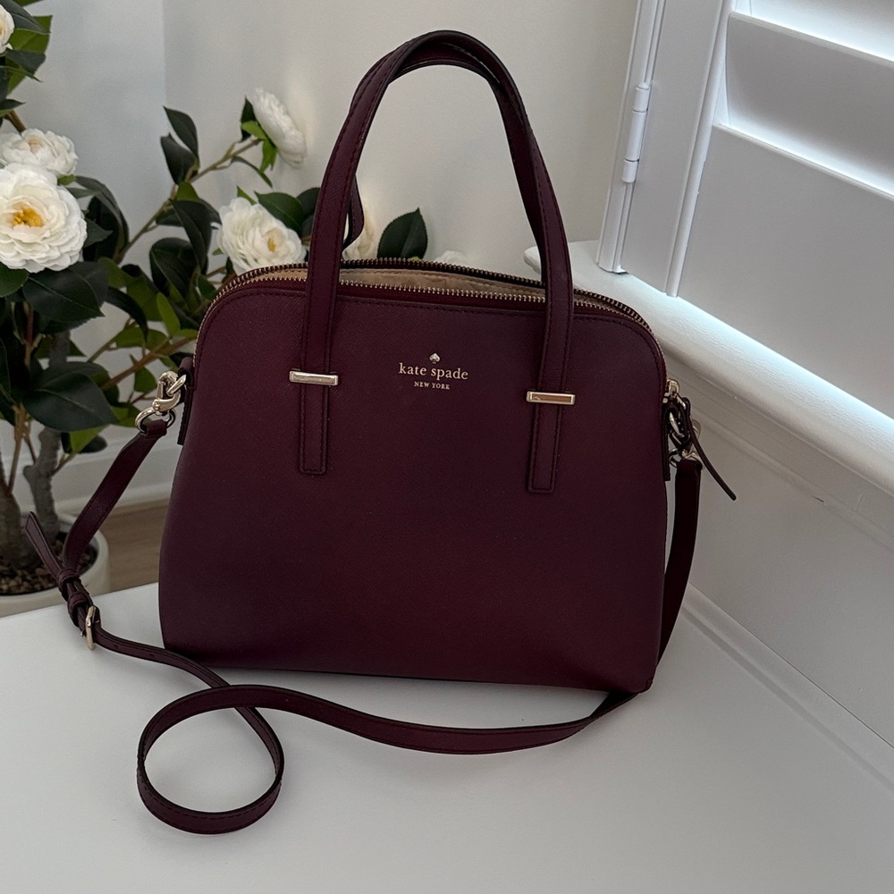 Kate Spade Cedar Street Mulled Wine Dome Satchel